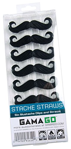 Stache Straws (By GAMAGO)